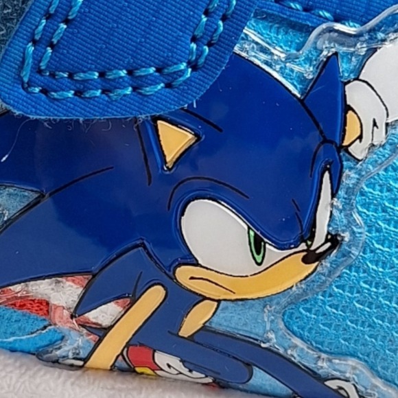 SONIC Toddler Light Up Walking Sneakers Size 7 (15cms) Blue Lightweight‎ Shoes - Picture 15 of 16